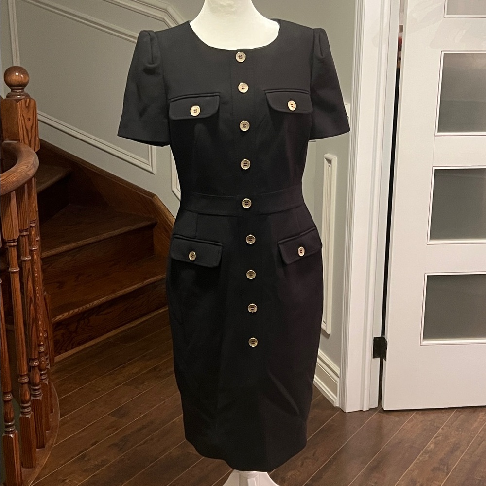 Karen Millen Black Utility Dress